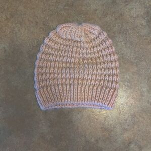 Pink Knitted Beanie